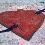  - Con tapetes reciben a la Virgen peregrina en Mompox