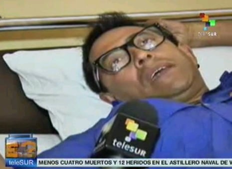 El colombiano William Parra, periodista de Telesur, en emergencia en Damasco