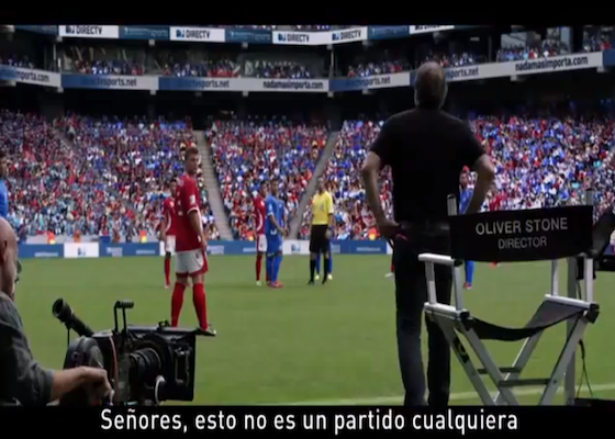 Oliver Stone dirige al colombiano Falcao García