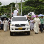  - A San Jacinto la Virgen llegó en camioneta