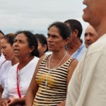  - Con cumbias y sones celebraron la llegada de la peregrina
