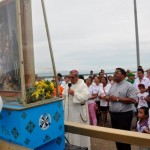  - Con cumbias y sones celebraron la llegada de la peregrina
