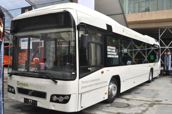 El primer bus híbrido ya está funcionando en Bogotá