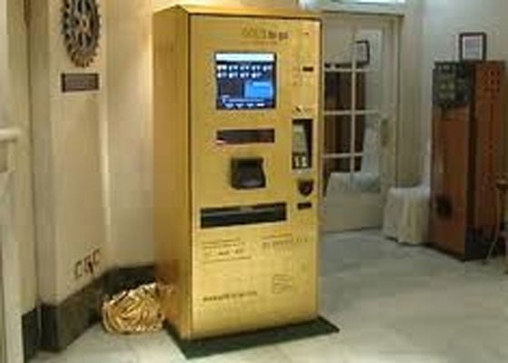 El cajero que dará oro en vez de billetes