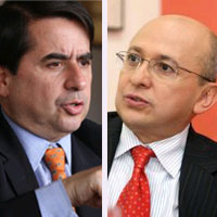 Juan Fernando Cristo y Eduardo Montealegre se entrenan como comunicadores