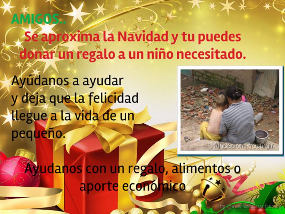 Dona un regalo esta navidad 