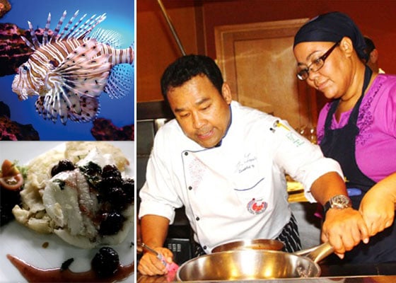 Recetas costeñas de pez león viajan a Tailandia