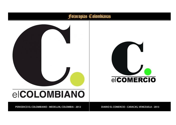 Piratería de logos a la colombiana