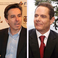 Empieza la rivalidad entre Germán Vargas Lleras y Roberto Prieto, gerente de la reelección de Santos