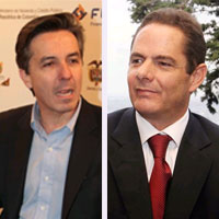 Empieza la rivalidad entre Germán Vargas Lleras y Roberto Prieto, gerente de la reelección de Santos