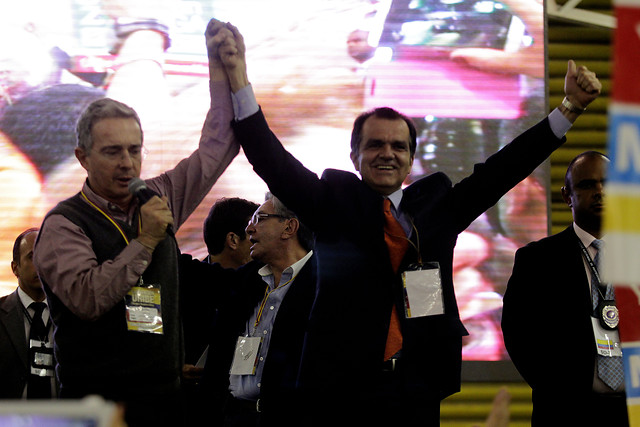 Así fue el escrito de Uribe que leyó Zuluaga