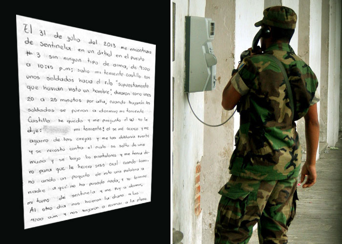 El soldado que fue violado por su superior tuvo que regresar al Ejército