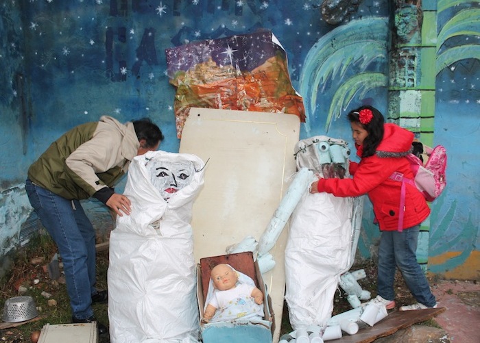 La rica historia del pesebre más pobre de Bogotá