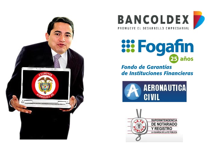 Según el 'Computador del Palacio de Nariño', estos eran los enlaces con las entidades públicas