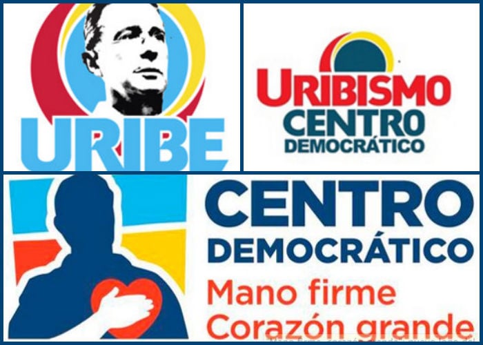 La metamorfosis del logo uribista