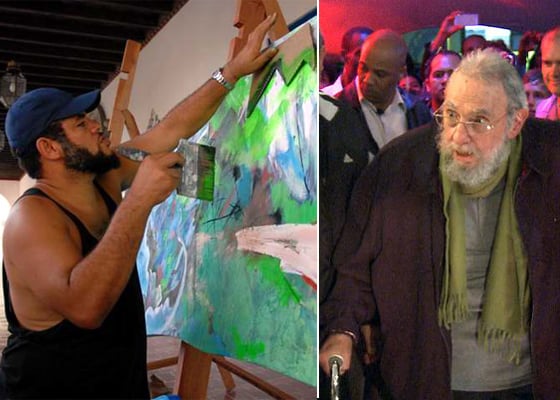 El pintor al que Fidel Castro le permite todo