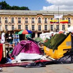  - Los polémicos cambuches en la Plaza de Bolívar