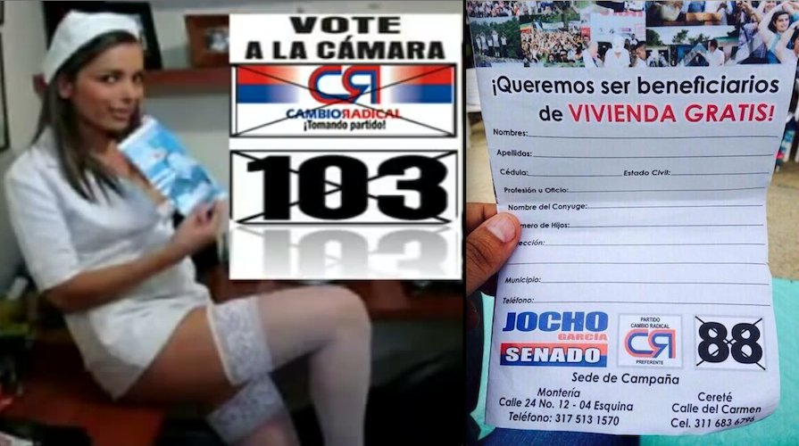 Las pifias de campaña de Cambio Radical