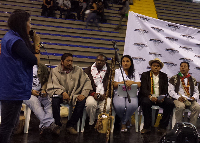 20 mil campesinos marchan hacia la Plaza de Bolivar