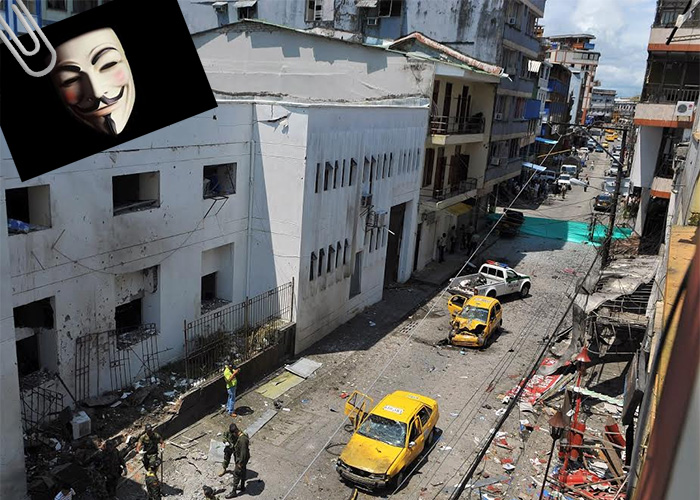 Anonymous denuncia con nombres propios a los responsables de la guerra en Buenaventura