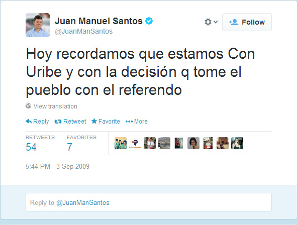 Santos: Una consecuencia de la inconsecuencia política