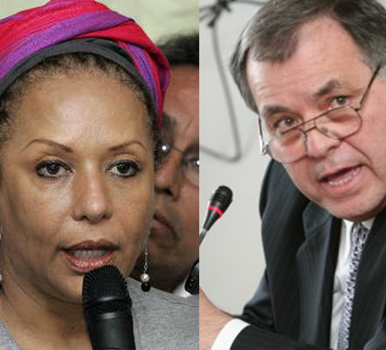 Cara a cara entre Piedad Córdoba y el Procurador Ordoñez