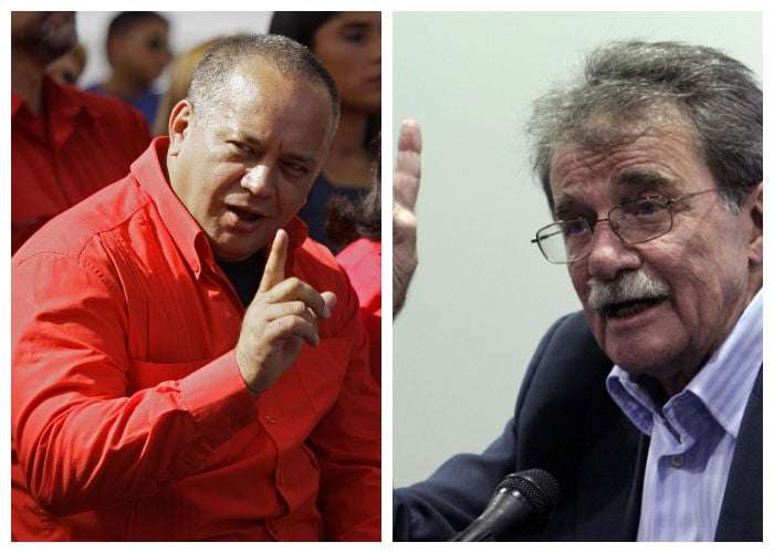 Guerra a muerte entre Diosdado Cabello y el opositor Teodoro Petkoff