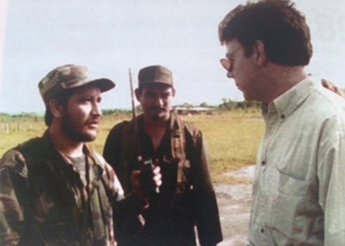 Santos en el Caguán, una imagen inédita