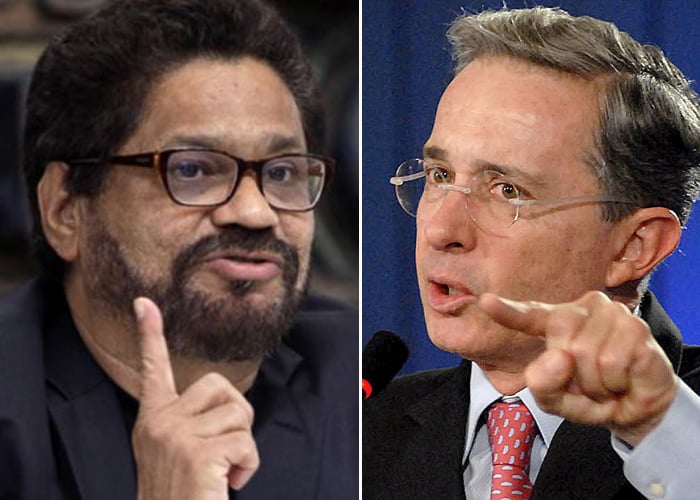 Iván Márquez y Álvaro Uribe se enfrentan por  el tema de la impunidad
