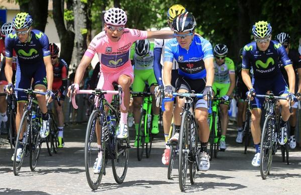 Dos colombianos hacen el 1-2 en la etapa 18 del Giro de Italia