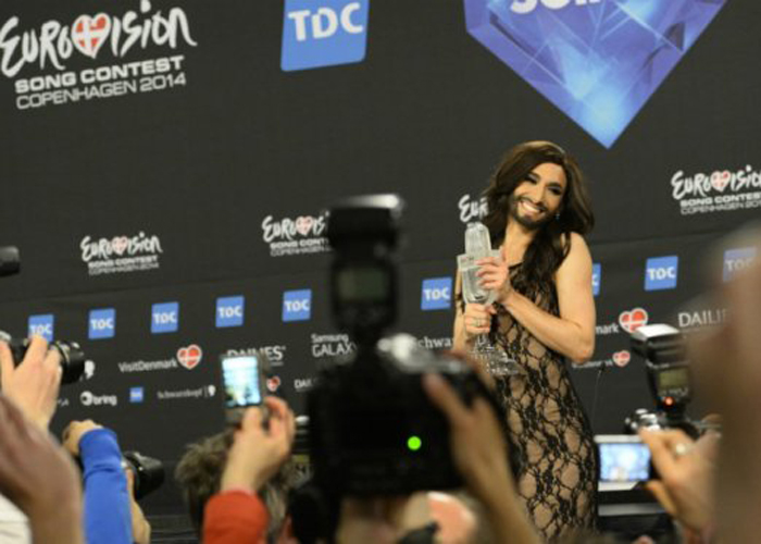 El travesti barbudo, el palo de Eurovisión