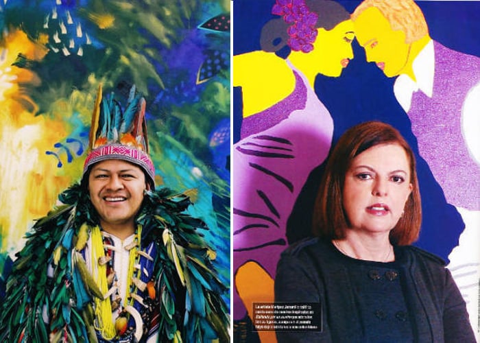 Dos pintores colombianos en Londres