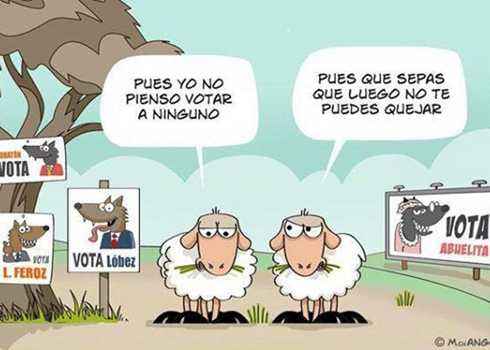 ¿Por quién votarían los animales?