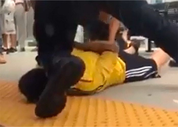 Video: colombianos son agredidos por policía en New Jersey