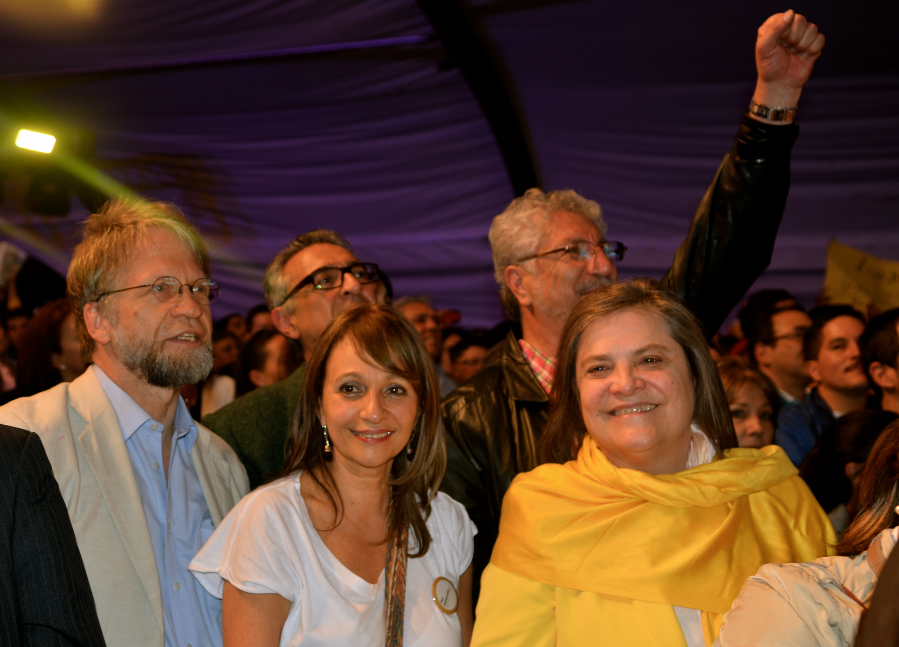 Así celebraron los aliados de Santos la victoria