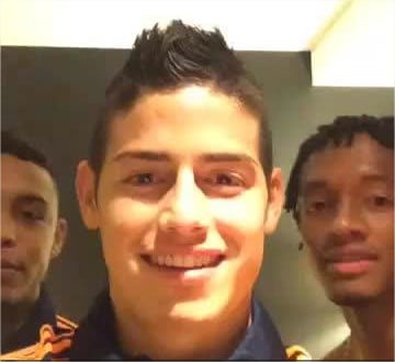 La broma de James y Cuadrado a Pablo Armero