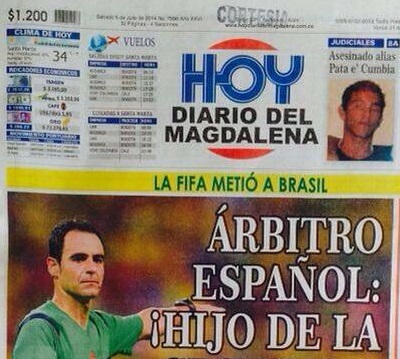 Los desatinados titulares de la prensa brasilera y de el Diario de Magdalena de Colombia
