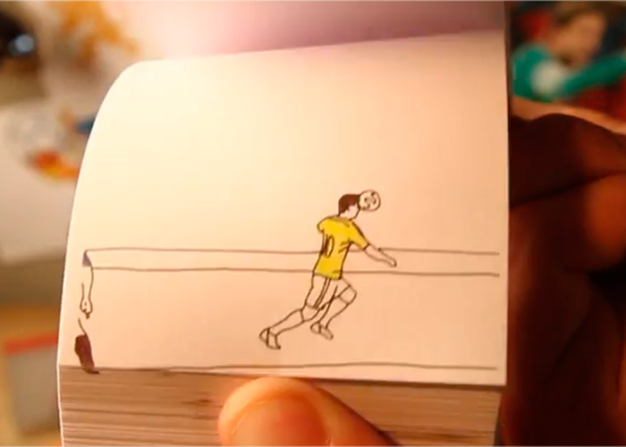 El gol de James animado