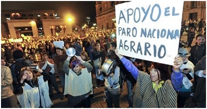 A los nobles campesinos ajusticiados en la lucha