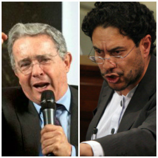 La espalda de Uribe a un paso de Iván Cepeda