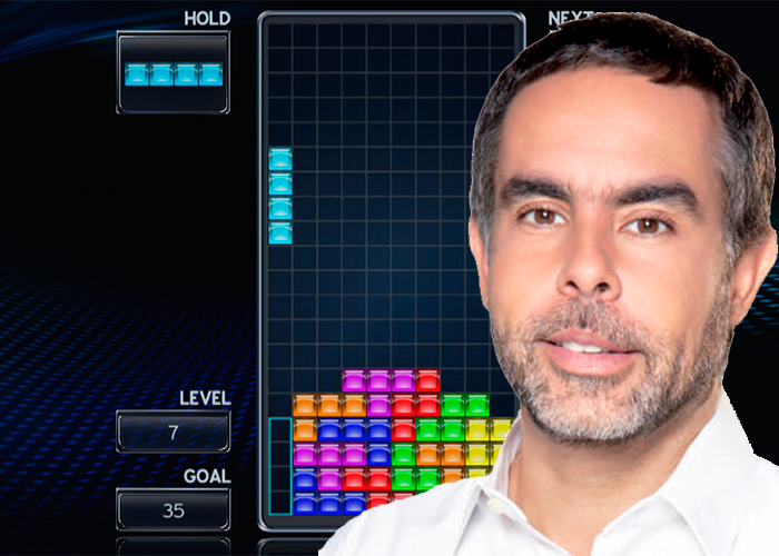 A Benedetti le pagamos millones por jugar Tetris