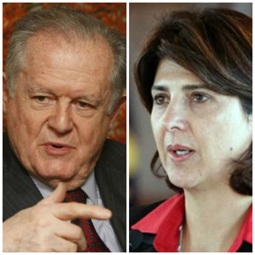 La bronca de Sarmiento Angulo con la canciller Holguín