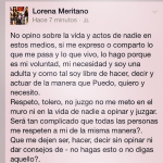  - Lorena Meritano muestra su lucha contra el cáncer