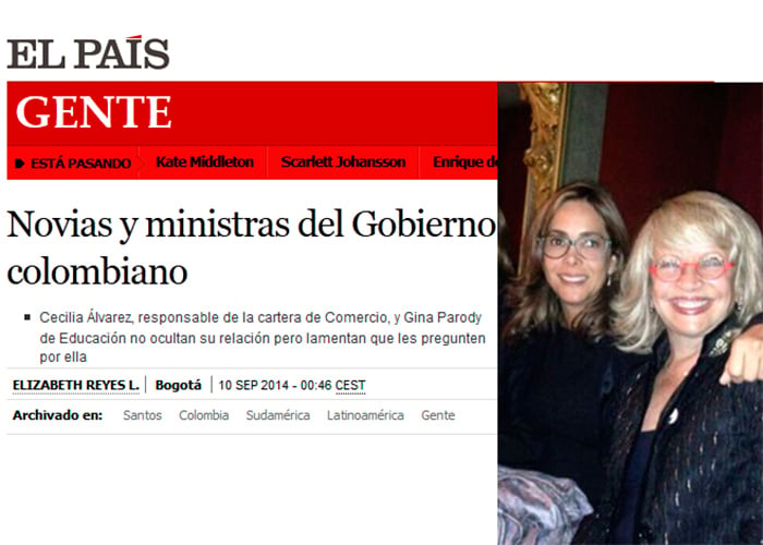 La relación entre Gina Parody y Cecilia Álvarez trascendió fronteras