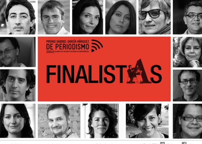Finalistas premio Gabriel García Márquez