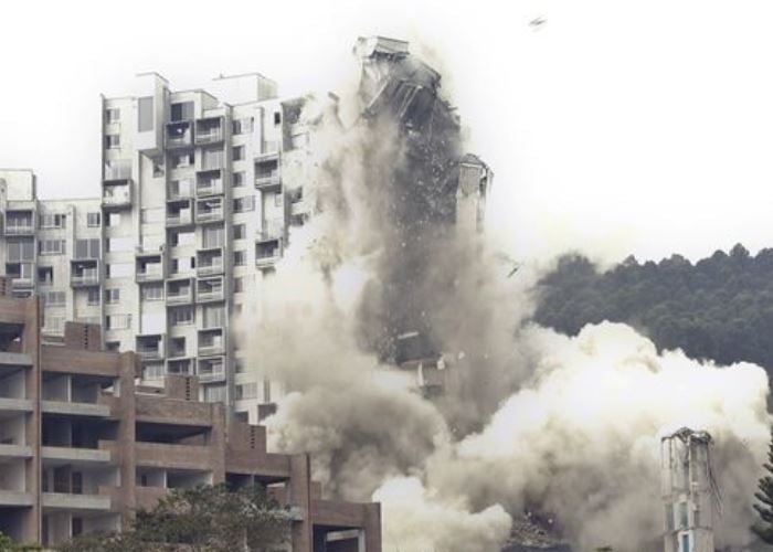 Video: así fue la implosión del conjunto Space