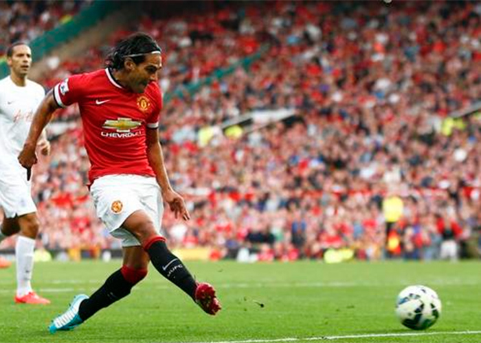 VIDEO: Falcao marca su primer gol con el Manchester United