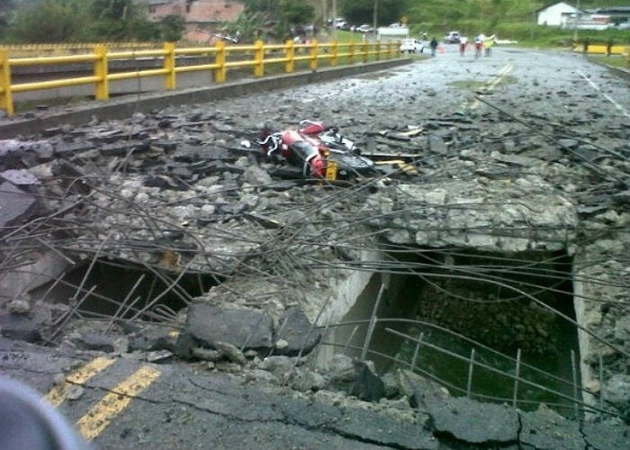 Vía panamericana: en peligro la columna vertebral del Cauca