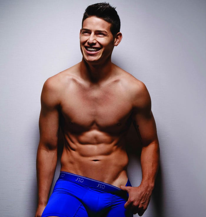 Las nuevas imágenes del escultural cuerpo de James Rodríguez
