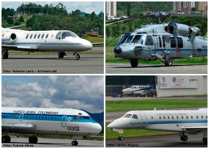 La flotilla de aeronaves VIP de la Fuerza Aérea que usa el alto gobierno